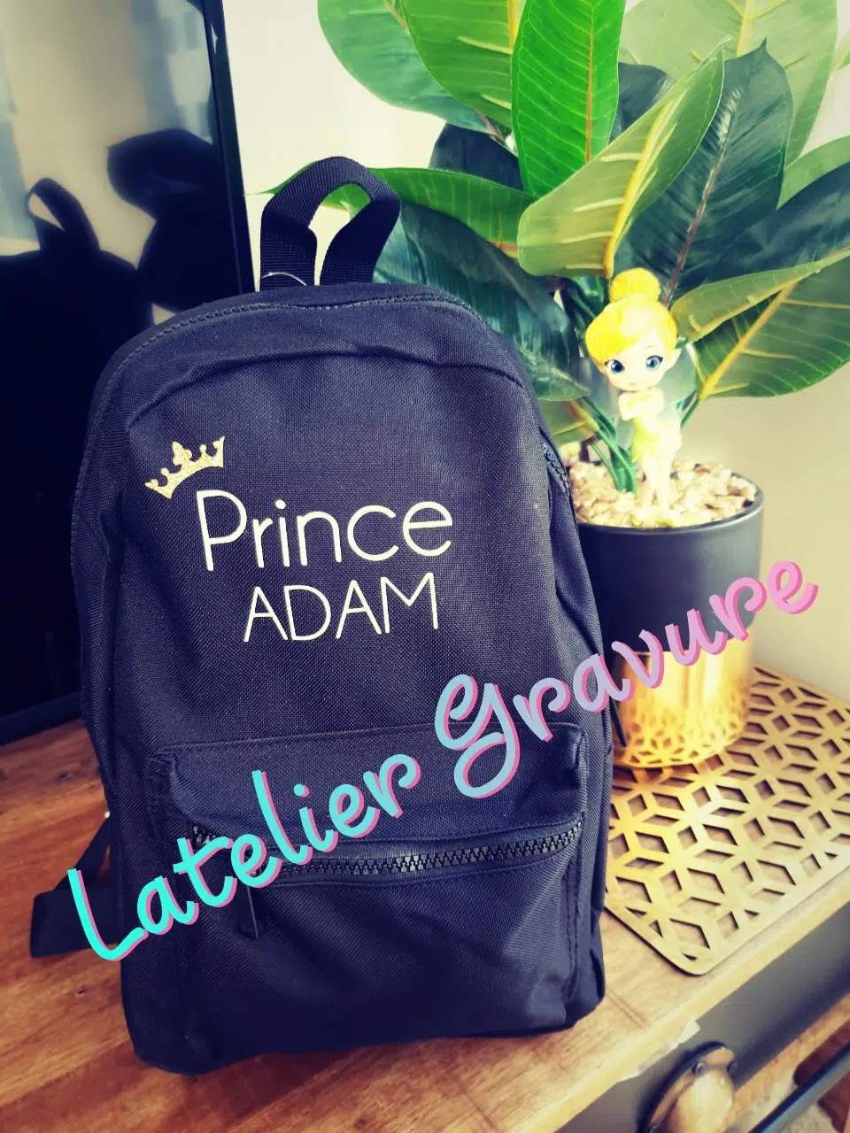 Sac à dos Noir petit format – Image 3