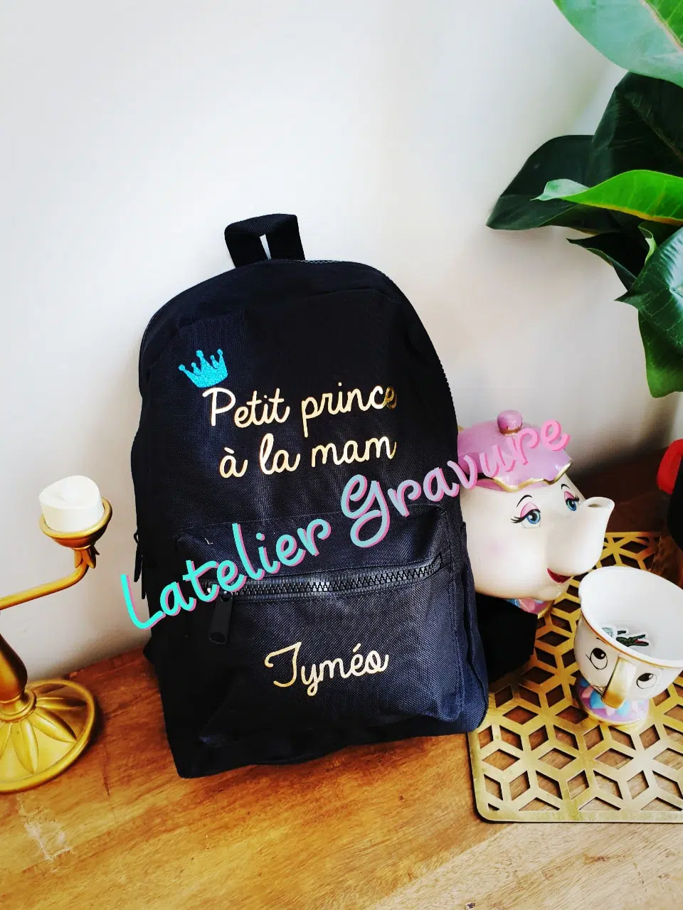 Sac à dos Noir petit format – Image 5