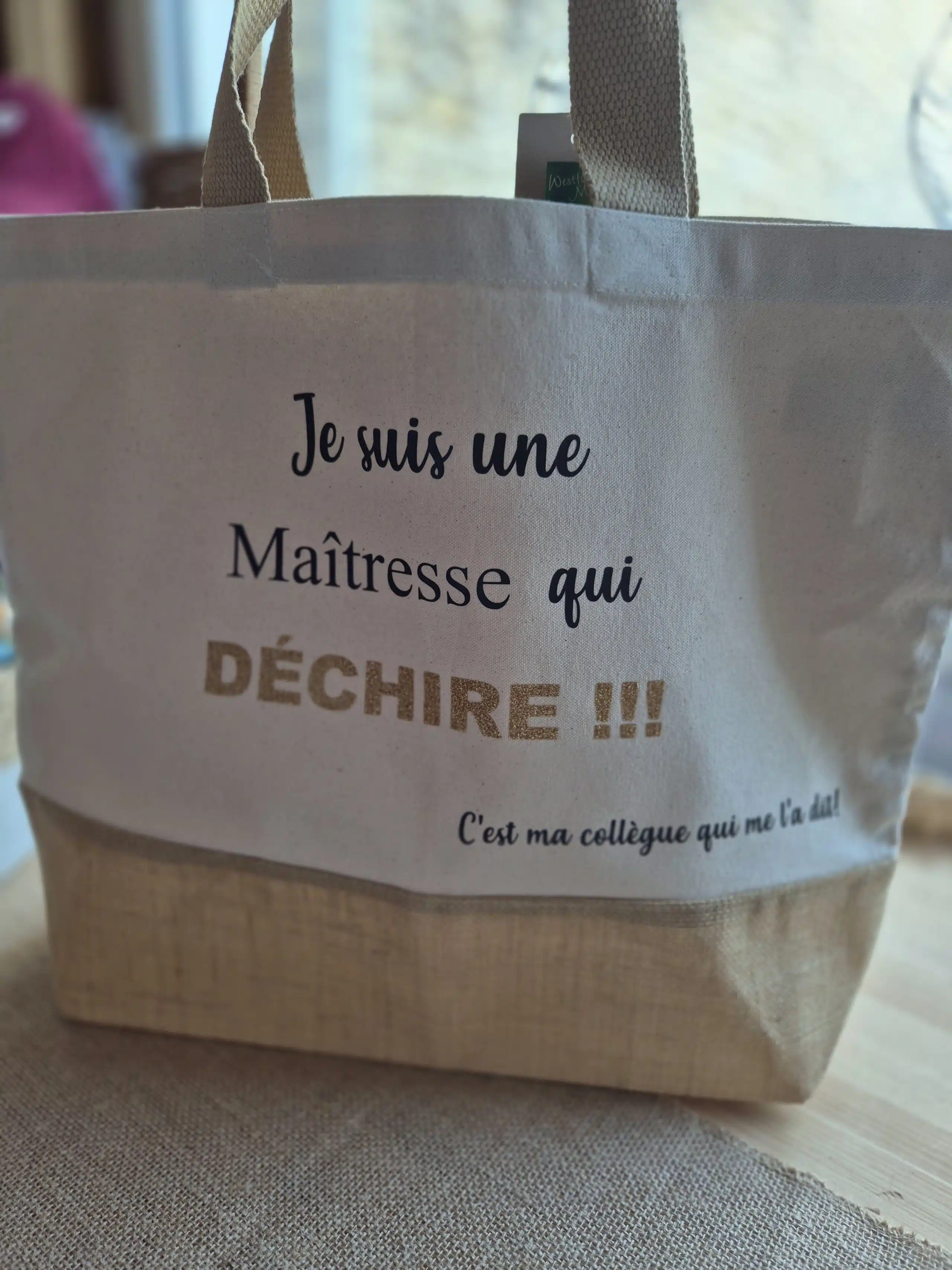 Sac coton & jute personnalisé – Image 18