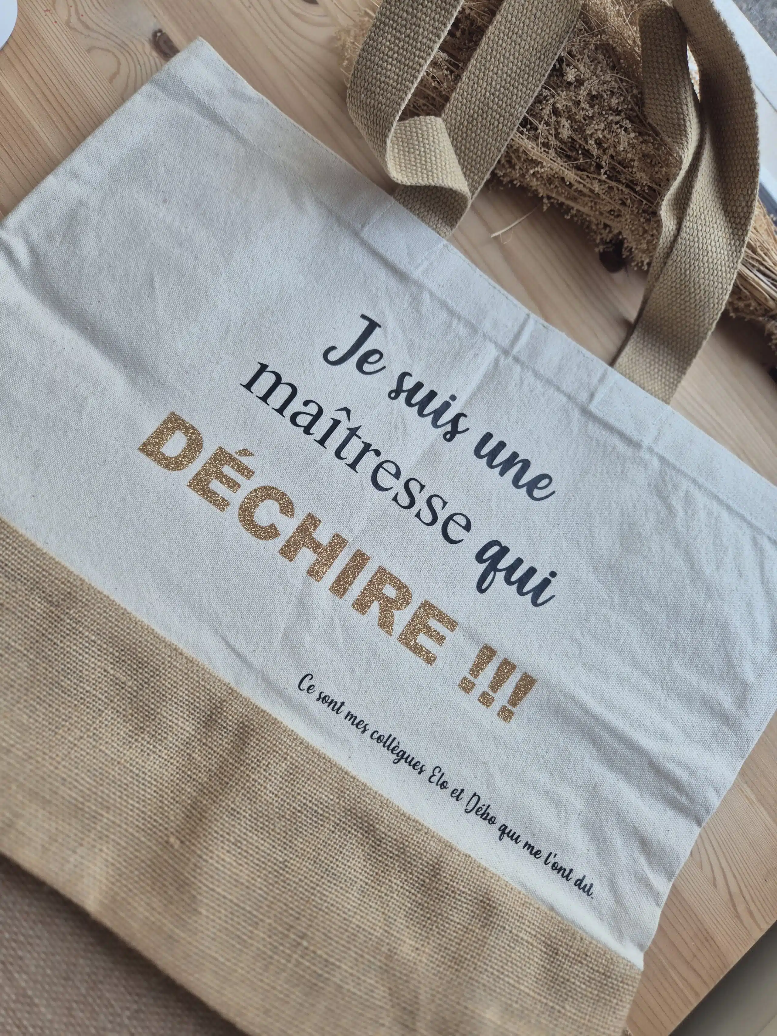 Sac coton & jute personnalisé – Image 19