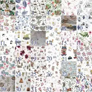 Grande couverture Bi matière Minky et coton personnalisée