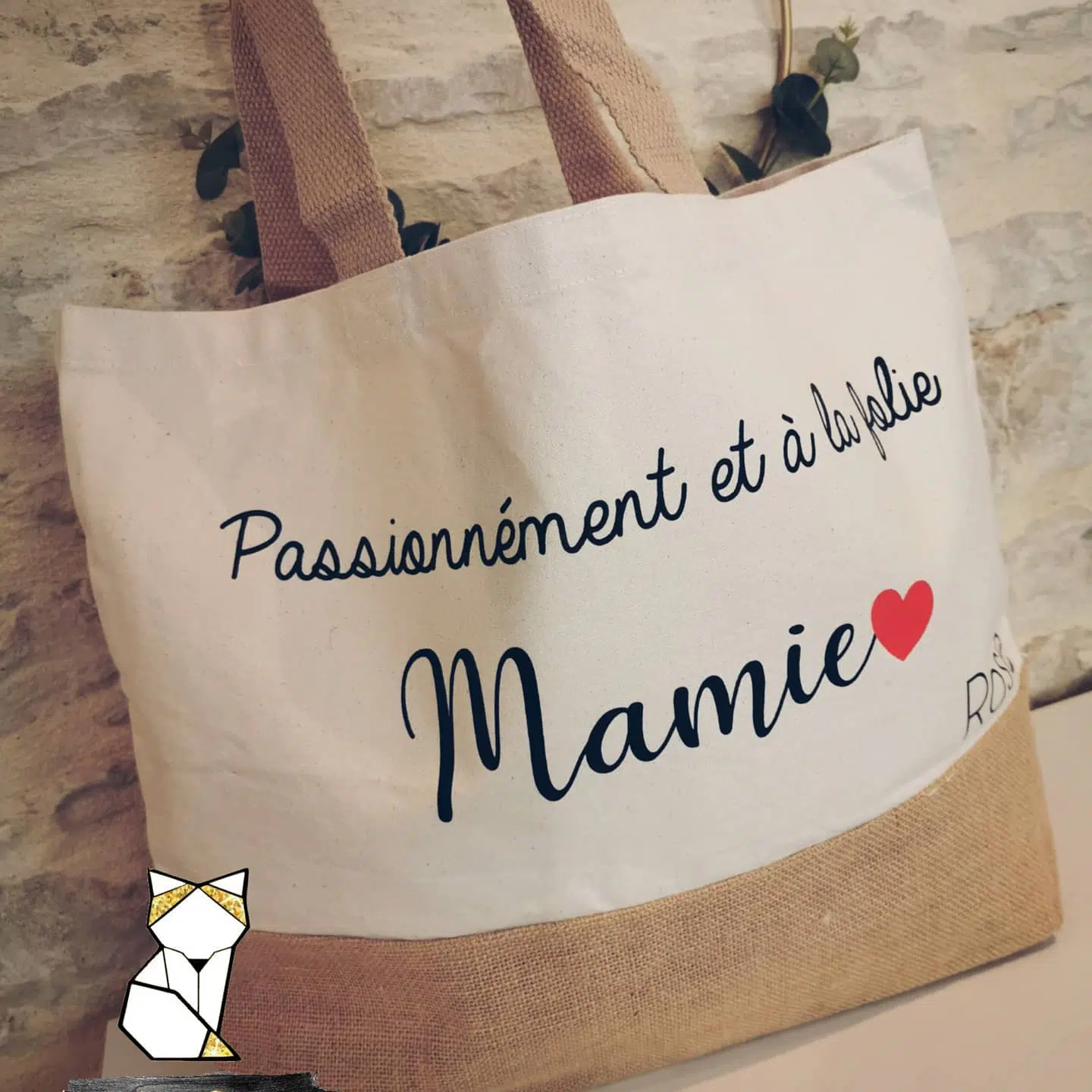 Sac coton & jute personnalisé – Image 7