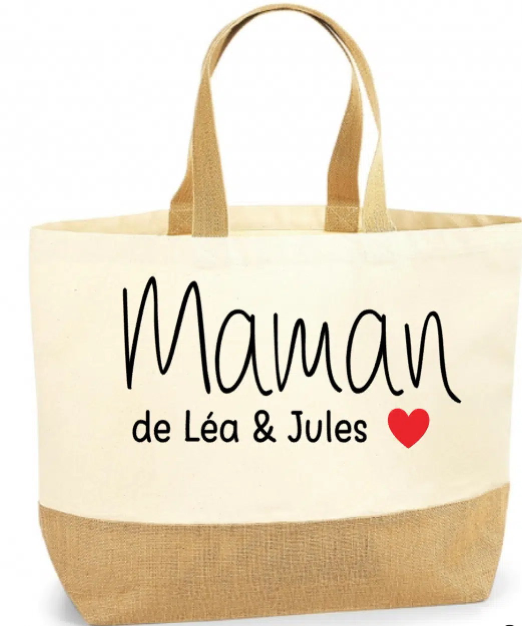 Sac coton & jute personnalisé – Image 11