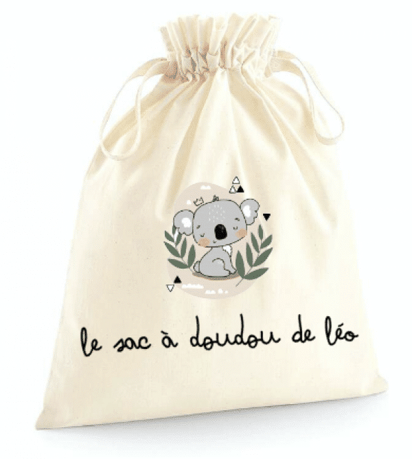 Sac à doudou à personnaliser – L'atelier Gravure