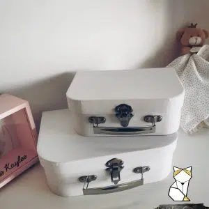 Valise de naissance – Coffret cadeau personnalisé
