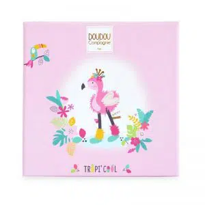 Chausson Chaussette Cygne Doudou & compagnie personnalisé