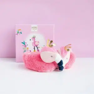 Chausson Chaussette Cygne Doudou & compagnie personnalisé