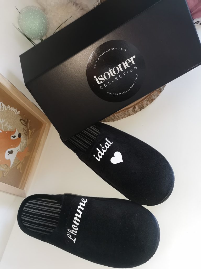 chausson personnalisé homme