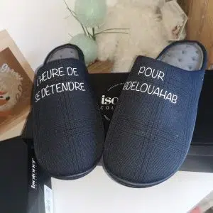 Chausson personnalisé – Isotoner Collection semelle à mémoire de forme