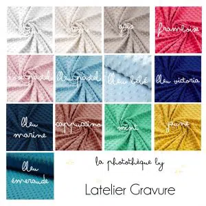 Couverture minky Pluie d&rsquo;étoiles