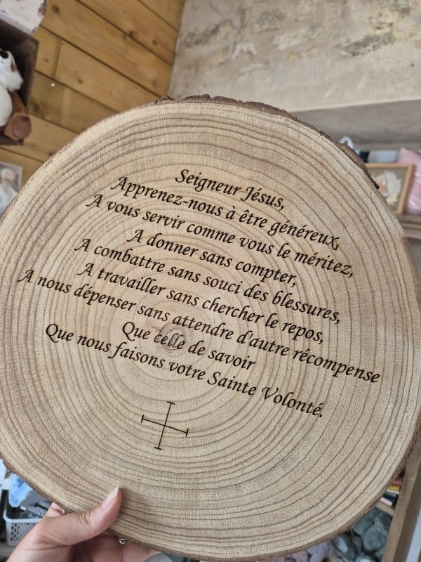 Menu de mariage - Rondin de bois – Image 6