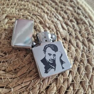 Briquet essence à mèche personnalisé