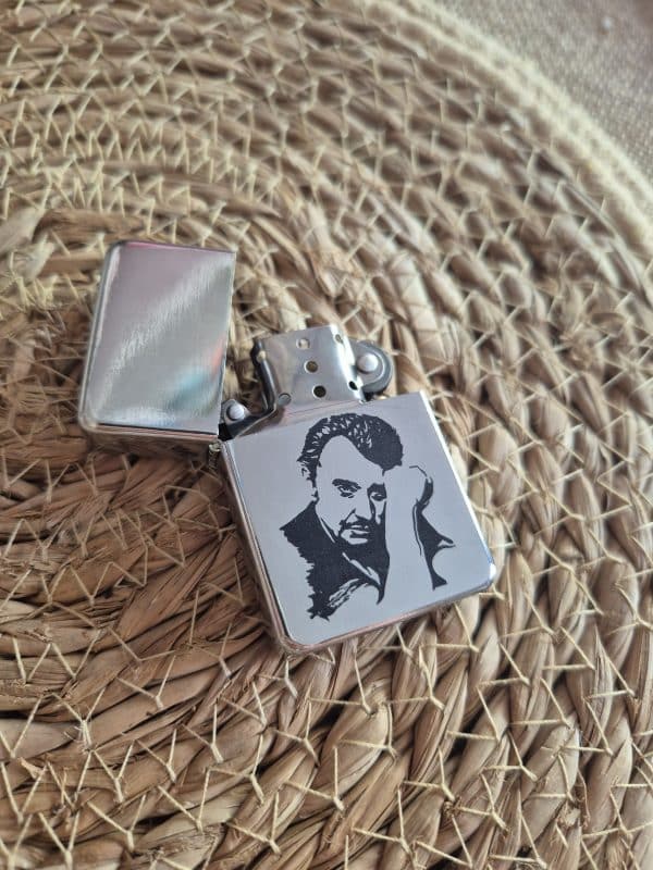 Briquet essence à mèche personnalisé