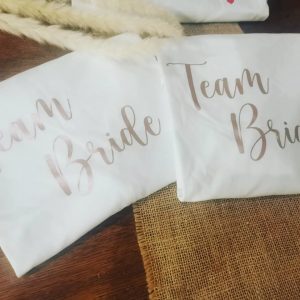 T-shirt Team Bride personnalisé