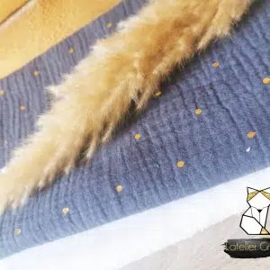 Couverture bébé Gaze de coton & bambou brodée