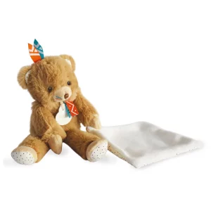 Peluche ours avec mouchoir DC3630