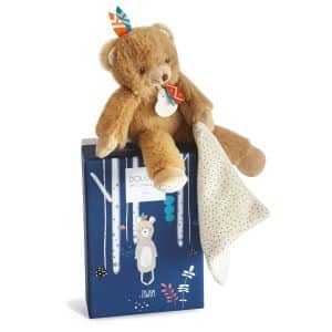 Peluche ours avec mouchoir DC3630