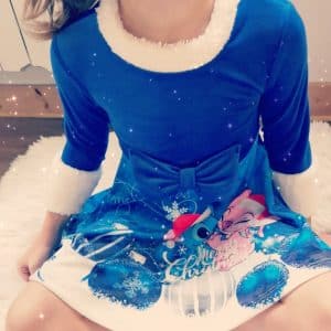 Robe de Noël stitch Bébé