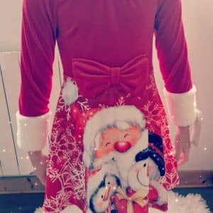 Robe de Noël Stitch personnalisée