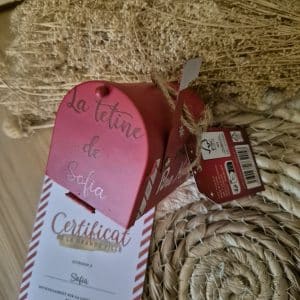 Kit de don « Ma tétine au père Noël » Ornement boite à lettre de noël