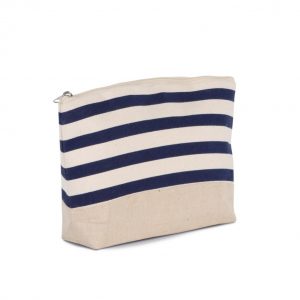 Pochette – trousse imprimé marin a personnaliser.