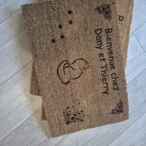 Paillasson fibre de coco personnalisé – Tapis d’entrée Paillasson personnalisé