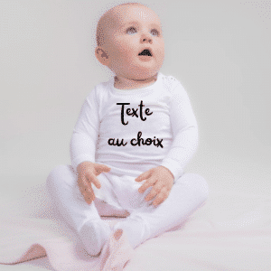 Pyjama Bébé – Grenouillère à personnaliser