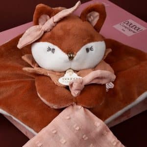 Doudou attache sucette Renard Mina – 20 cm DC4686