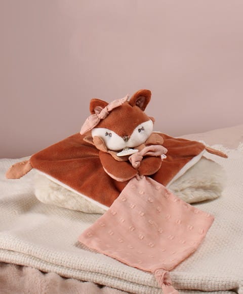 Doudou attache sucette Renard Mina - 20 cm DC4686 – Image 6