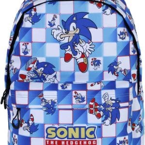 Karactermania Sega-Sonic Blue Lay-Sac à dos HS FAN 2.0, Bleu
