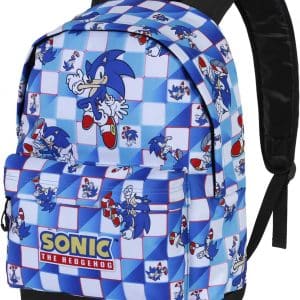 Karactermania Sega-Sonic Blue Lay-Sac à dos HS FAN 2.0, Bleu