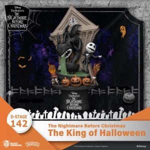 Figurine Diorama Le Roi D&rsquo; Halloween L&rsquo;étrange Noël De Monsieur Jack – Disney D-Stage