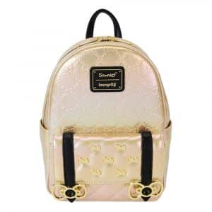 Hello Kitty 50Th Anniversary By Loungefly Sac À Dos Mini Metallic Gold