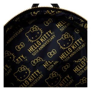 Hello Kitty 50Th Anniversary By Loungefly Sac À Dos Mini Metallic Gold