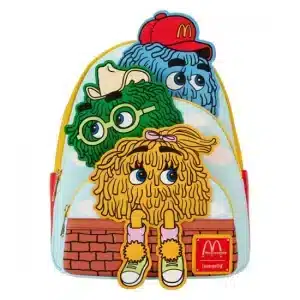 McDonalds Loungefly Triple Pocket Fry Guys Mini Backpack