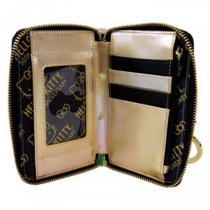 Portefeuille Loungefly – Sanrio – Hello Kitty Gold 50th Anniversary