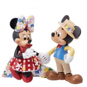 Figurine Mickey Et Minnie Botanical – Disney Showcase
