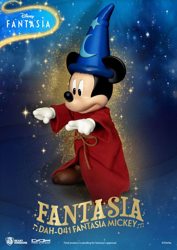 Disney Classic figurine Dynamic Action Heroes 1/9 Mickey Fantasia – Image 4