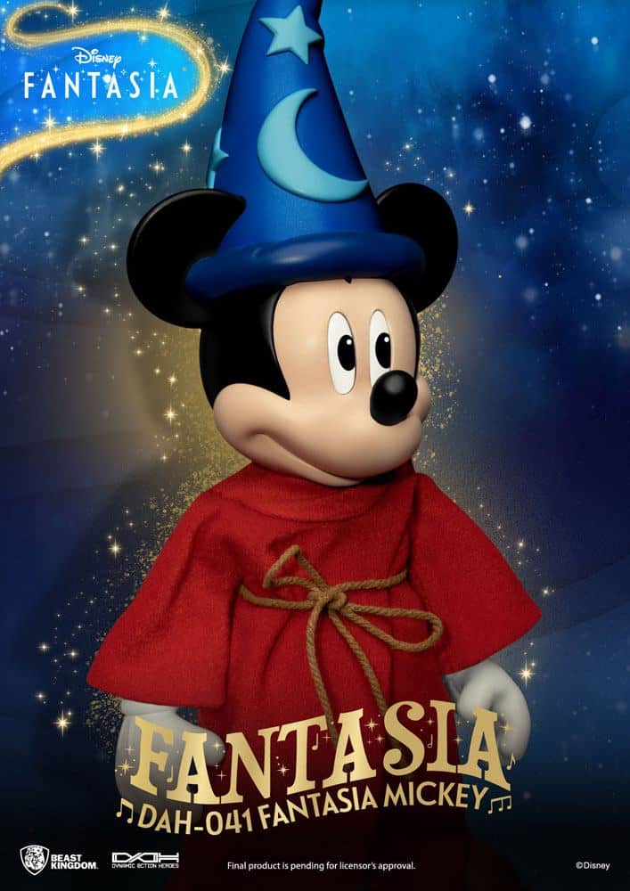 Disney Classic figurine Dynamic Action Heroes 1/9 Mickey Fantasia – Image 6