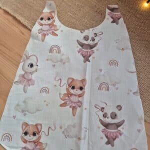 Serviette Eponge avec Elastique pour fille – Serviette de cantine