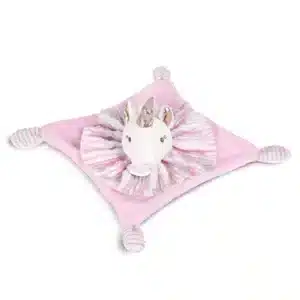 Doudou plat Licorne personnalisé en broderie – 20 cm – les Chouchoux  DC4679