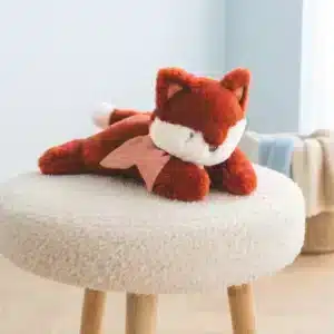 Peluche renard roux 25 cm  DC4719