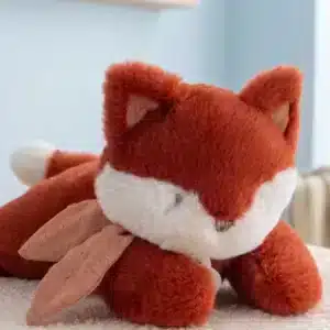 Peluche renard roux 25 cm  DC4719